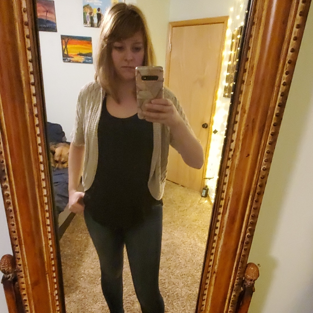 Tan Cardigan